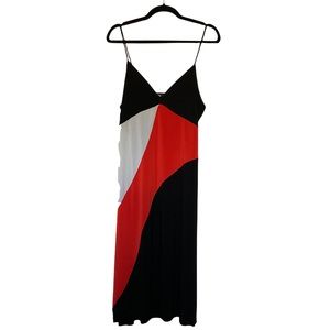 Zara Color Block Slip Dress